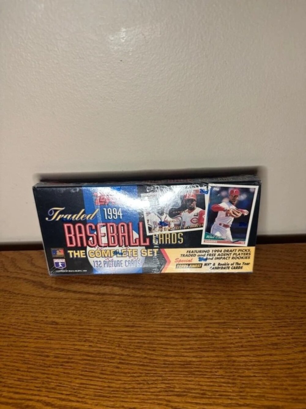1994 Topps Traded Baseball Complete Set 132 & Finest Inserts new sealed
